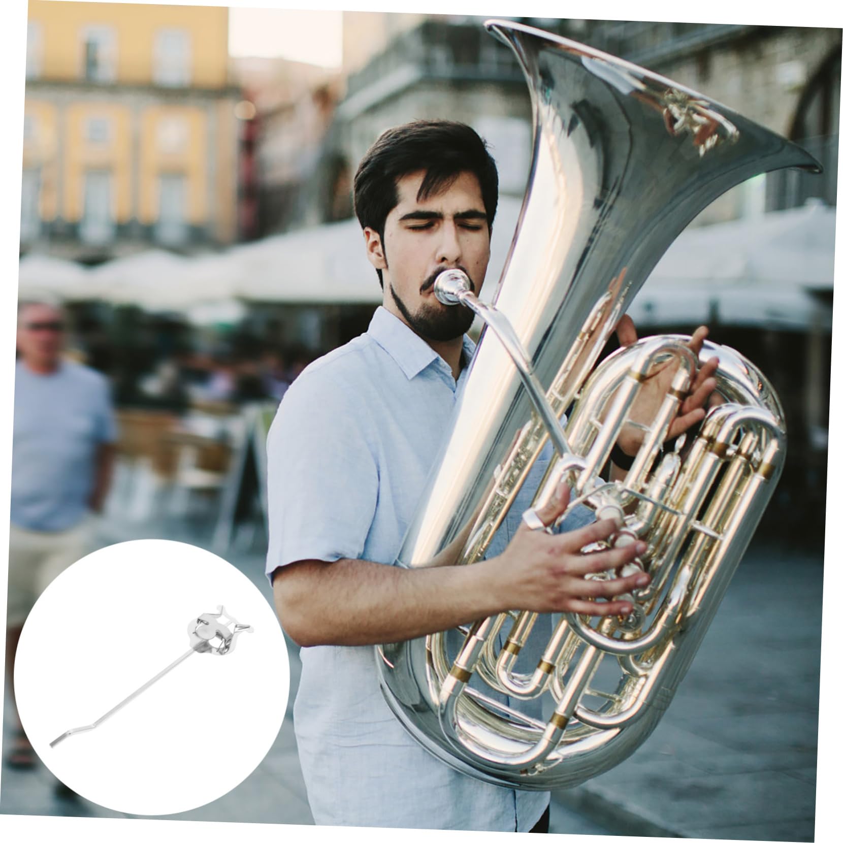 ibasenice 3 Pezzi Supporto Per Spartiti Musicali Ergonomico Per Tuba Morsetto Per Spartiti Musicali in Ferro Per Clarinetto Robusto Supporto Per Libri Musicali Accessorio Per Strumenti