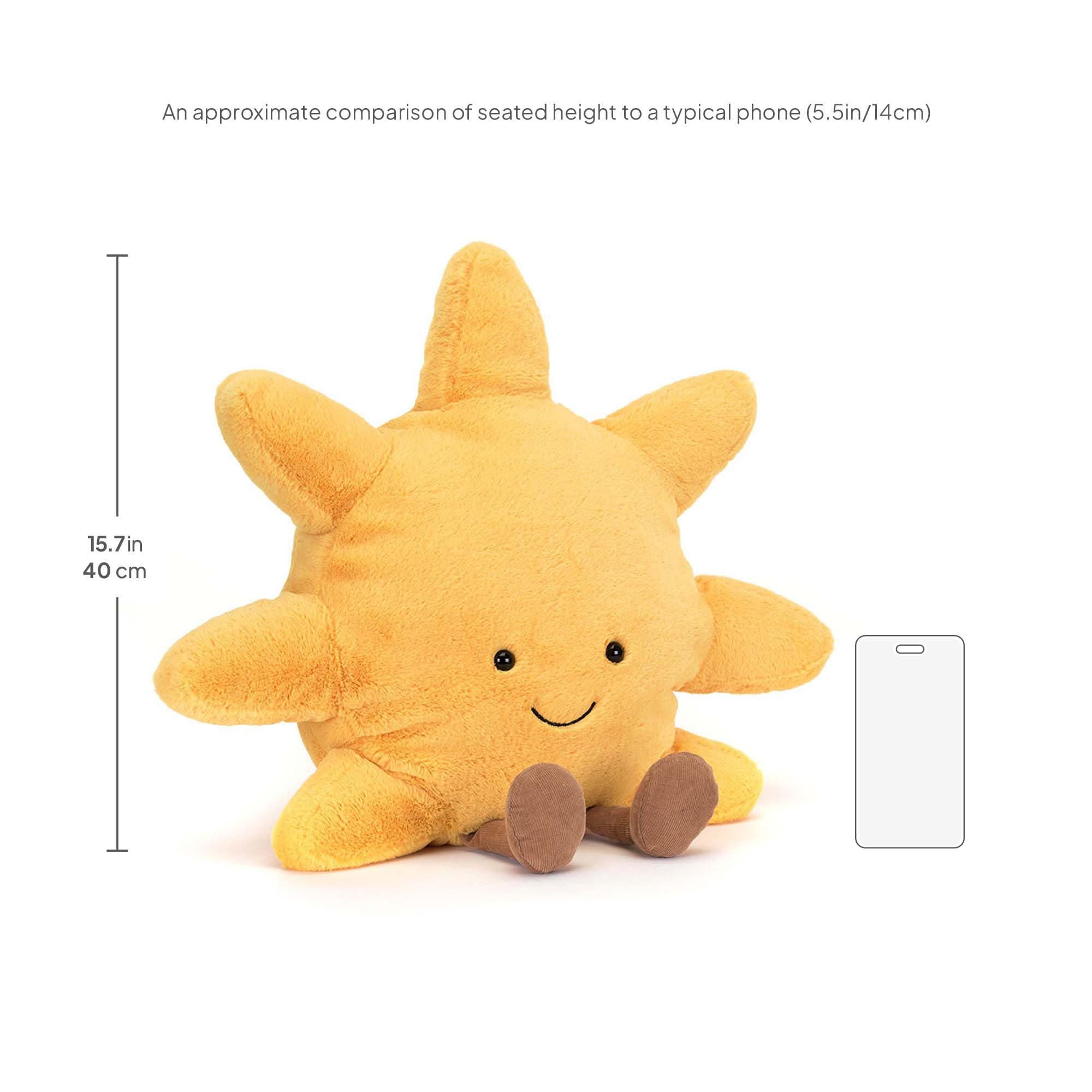 Amazon.com: Jellycat Amuseables Sun Stuffed Toy, Huge 18 inches