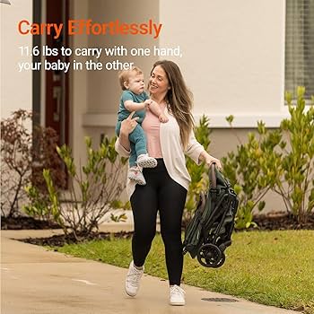 Amazon.com : MAMAZING Lightweight Baby Travel Stroller with Carbon