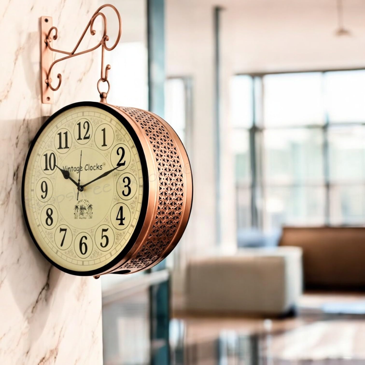 vintage an・an no.10 Buy Vintage Clock Analog Handcrafted Double Side Clock / 10 Inches