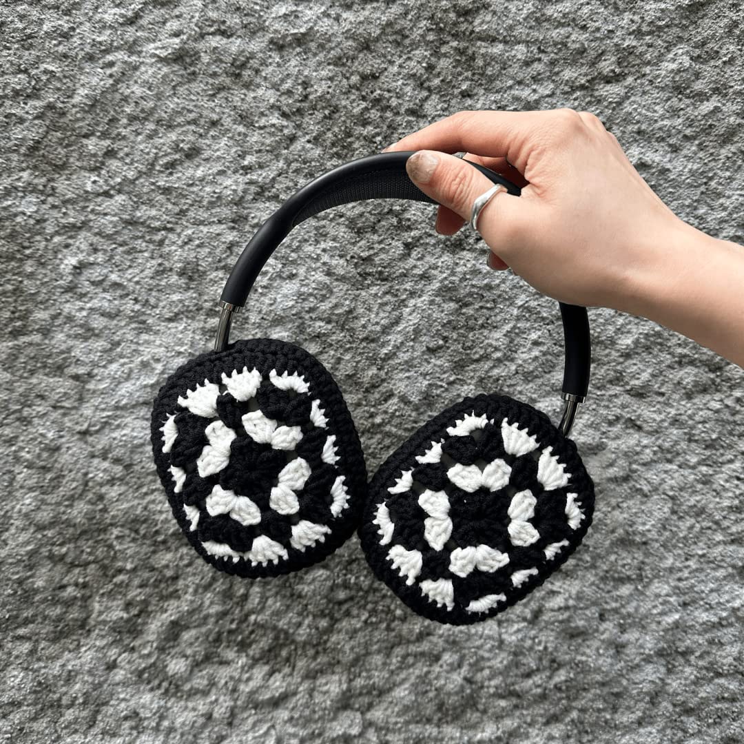 Amazon | Apple Airpods Max かぎ針編みヘッドホンカバー かわいい