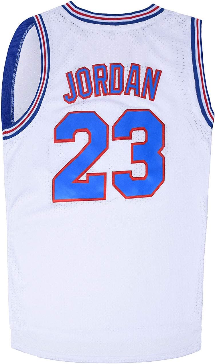 23# Space Moive Jersey Mens Basketball Jersey White