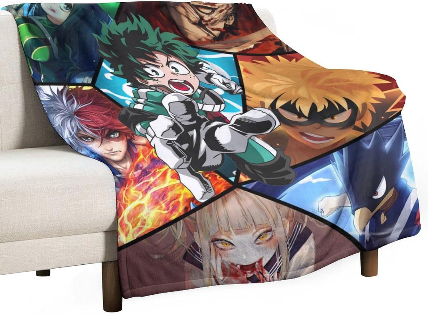 Throw Blankets Cozy Soft Lightweight Microfiber Throws Printed Flannel Blanket Bed Blanket for Home Decoration 50 * 60in Blanket-1 50*60in