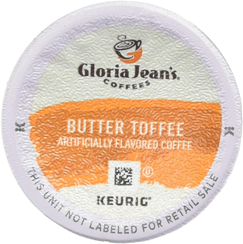 Gloria Jean's Coffees Butter Toffee for Keurig Brewers 24 K