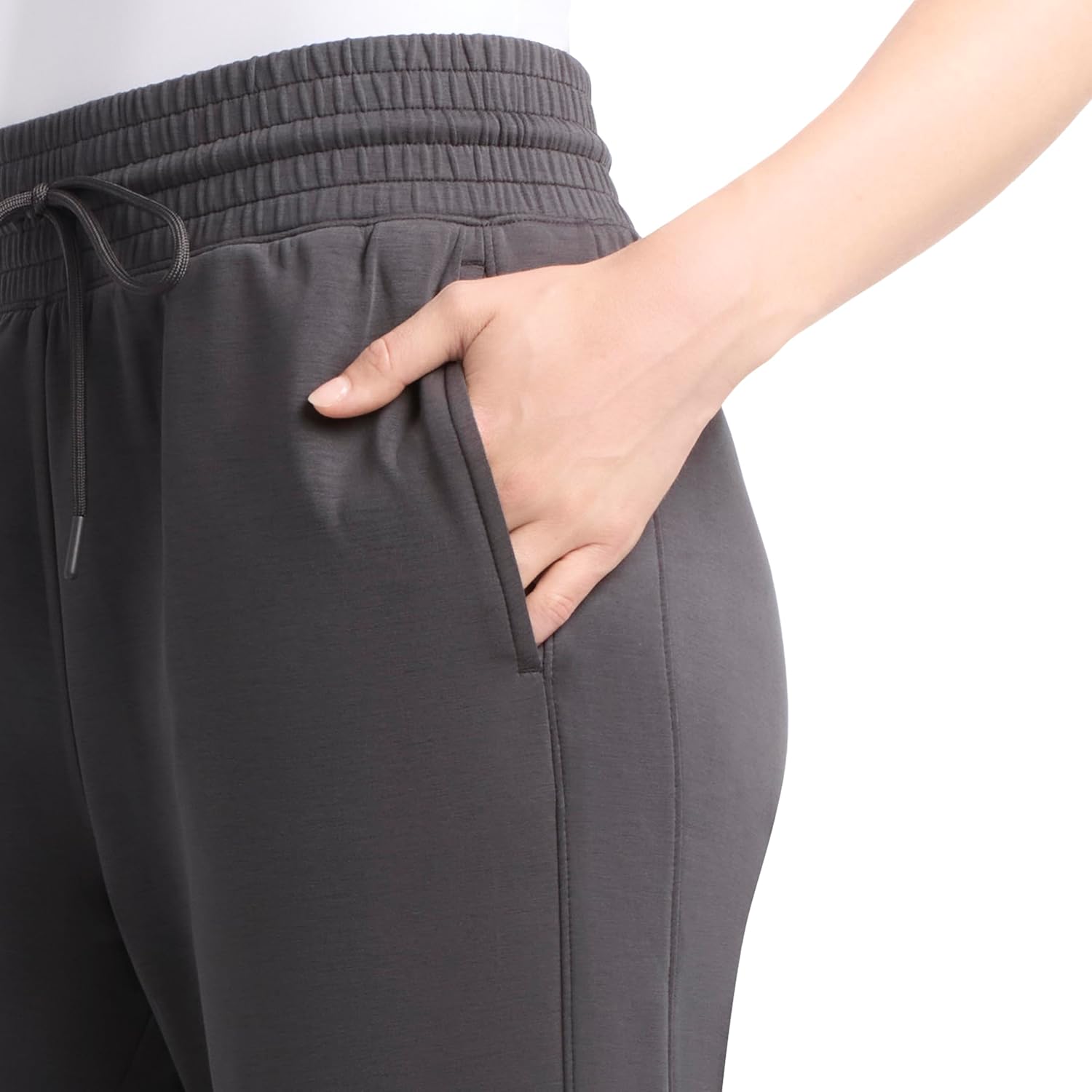 Danskin Womens Sandwashed Jogger Sweatpants - Image 4