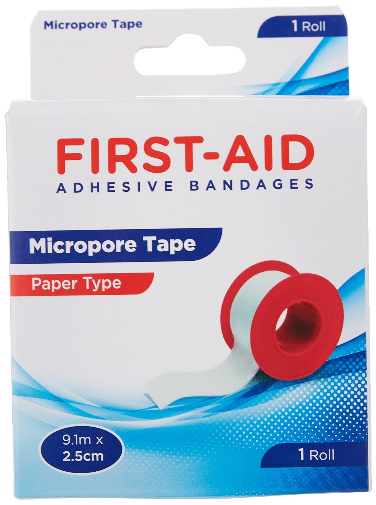 First Aid BeautyMicropore Paper Tape 1 Roll 9.1M*2.5Cm