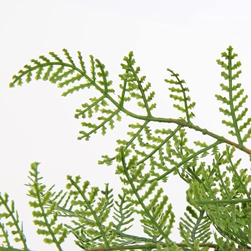 Miniatura 7 de Pequeñas plantas falsas en maceta, decoración artificial, helechos de seda, plantas de imitación en macetas para el hogar, sala de estar,