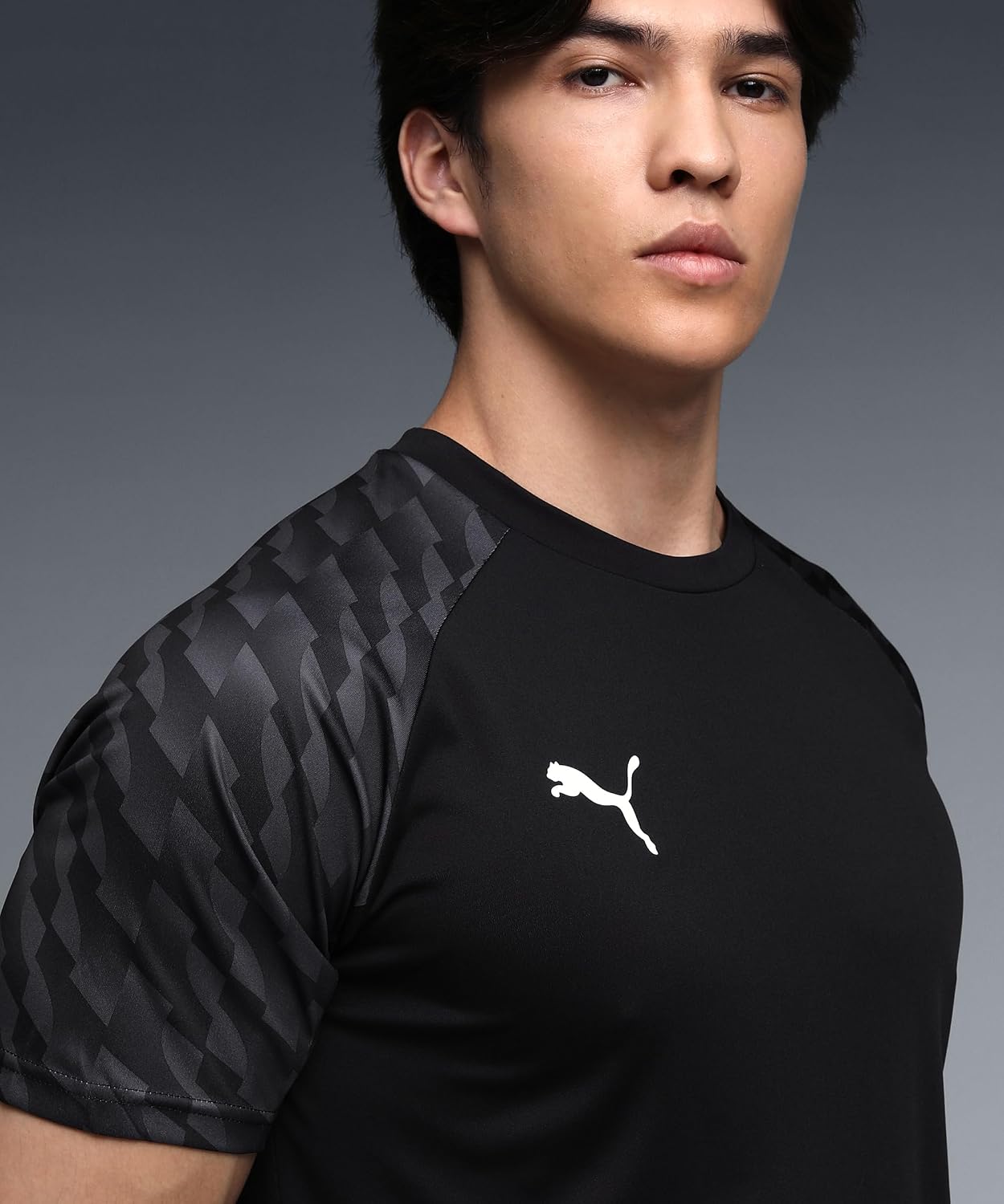 PUMA Mens Teamliga Crew Neck Short Sleeve Jersey Casual - Blue