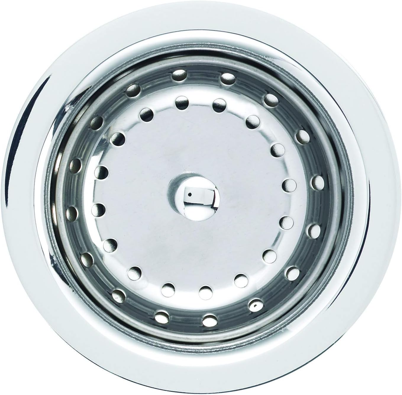BLANCO, Chrome 440029 Deluxe Stainless Steel Kitchen Basket Strainer, 3.5"