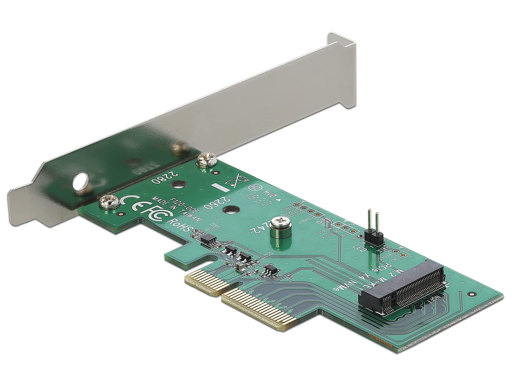 Amazon | Delock PCI Express カード - 内蔵 M.2 NVMe 1スロット 89370