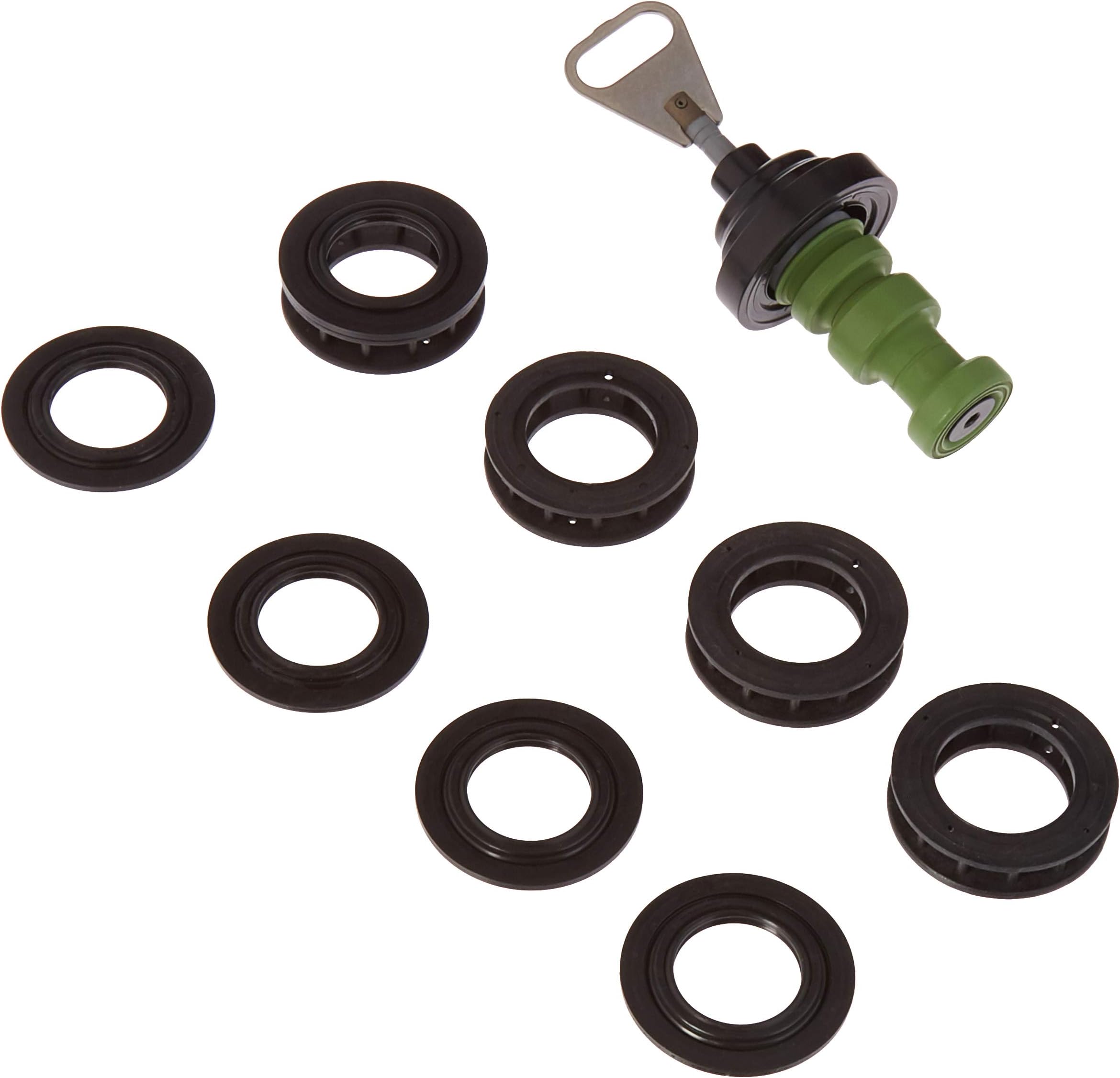 AFWFilters5600RBKF Fleck 5600 Filter Valve Rebuild Kit-Includes Piston (60102-10) and Seals & Spacers (60125), Black, Green