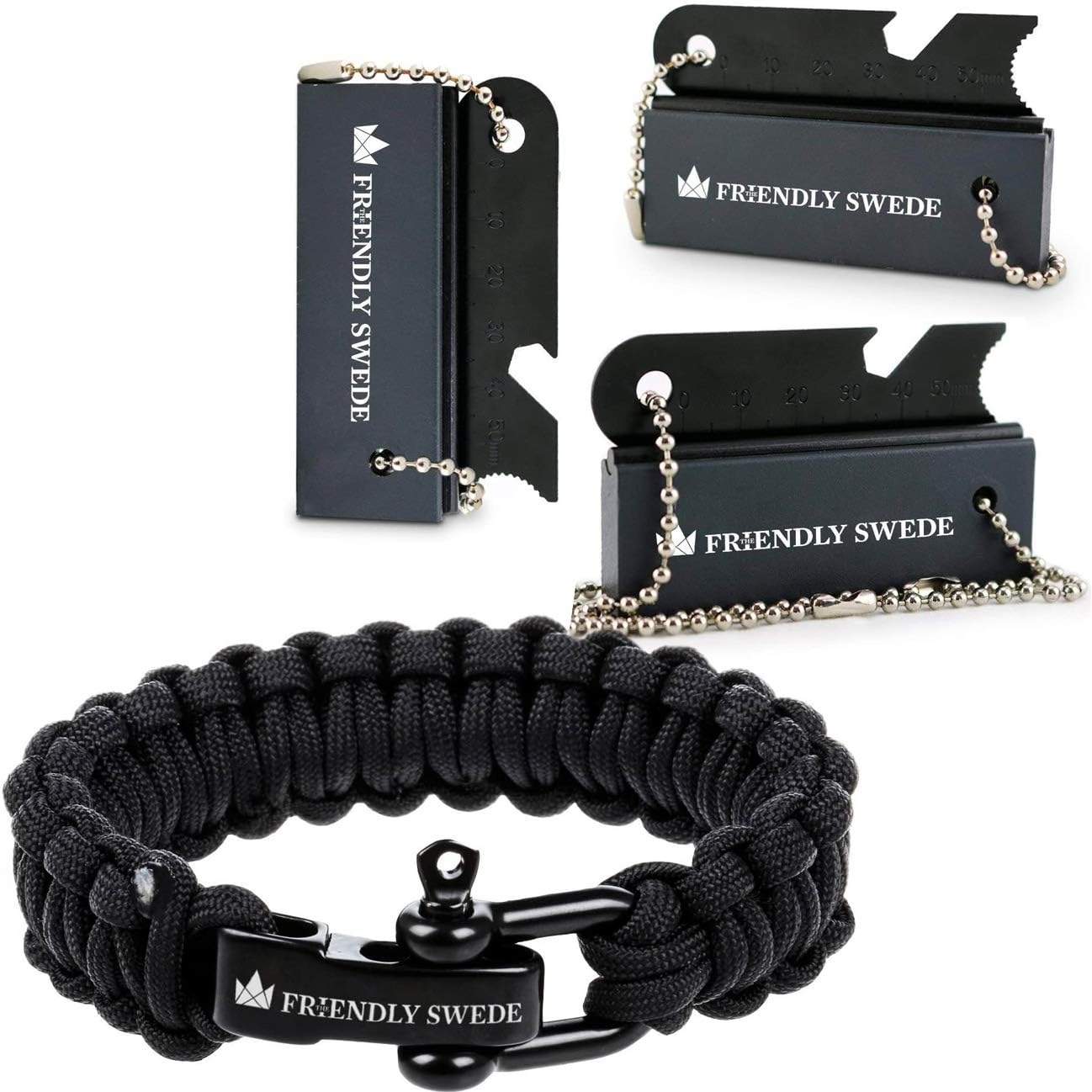 The Friendly Swede Magnesium Flint Fire Starter (3 Pack