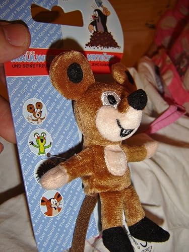 Miniatura 3 de Mouse 8cm marioneta de dedoamigo de Krtek el topoES UN suave y bonito regaloMaus fingerpuppemyska prstovy manasekegerke ujjbabA legkisebb
