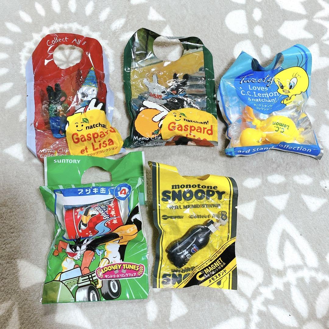 Amazon.co.jp: ドリンク おまけ キャラクターグッズ 5点セット  