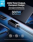 Anker Prime Power Bank, 26,250mAh 3-Port Portable Charger with 300W Max Output, Two-Way Charging, TSA-Approved, App Control, for iPhone 17/16 Series, and More (Base Not Included) - 2