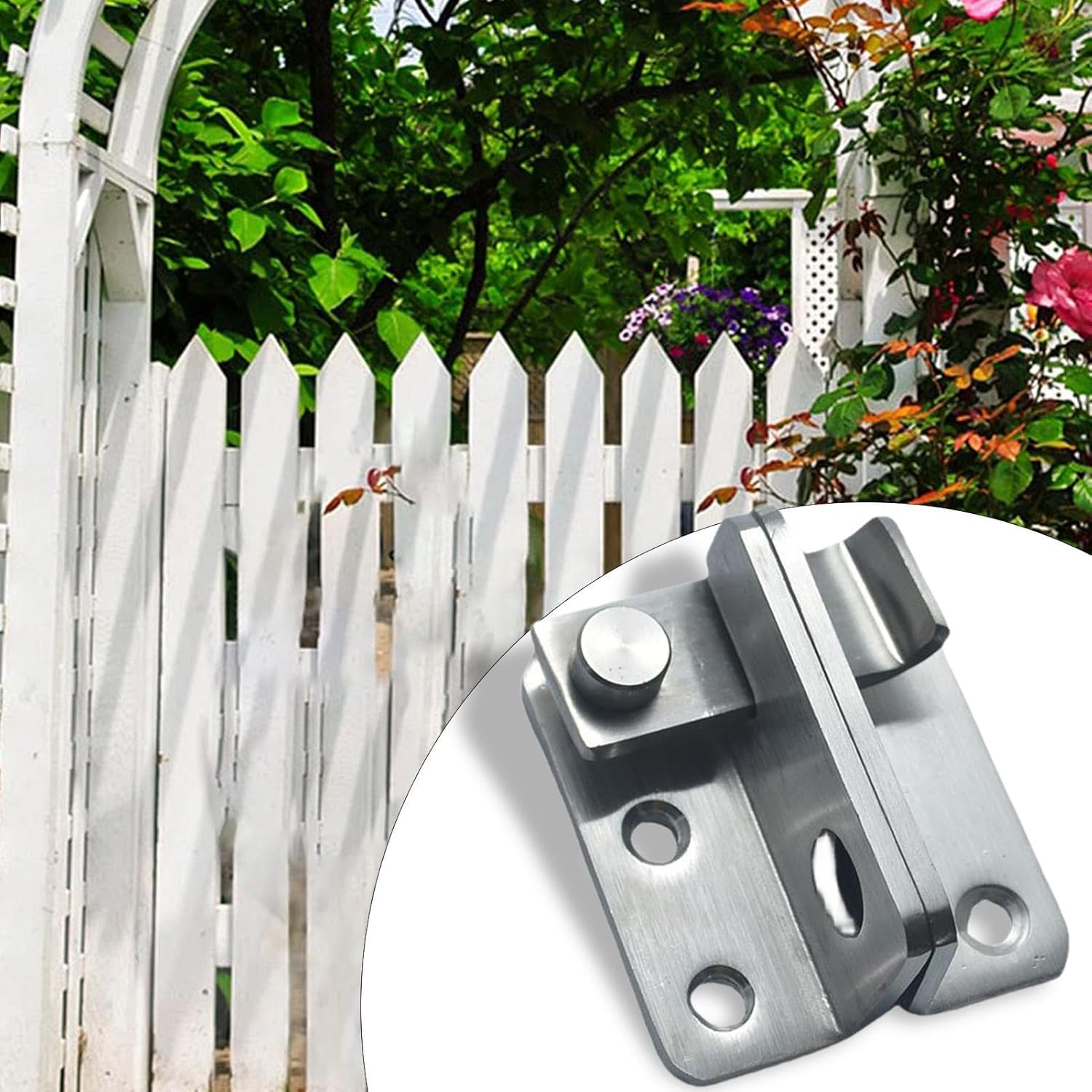 Door Locking Mechanism - Sliding Door Latch | Heavy-Duty Padlock Latch | Cabinet Security Lock | Wardrobe Door Bolt | Simple Door Lock | Latch Lock for Sliding Doors, Wardrobe Doors Cabinet Do