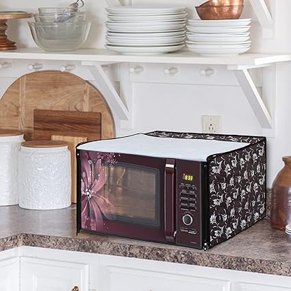 DREAM CARE Grey Colored Printed Microwave Oven Cover for IFB 17 Liters Solo Microwave Oven 17PM MEC 1