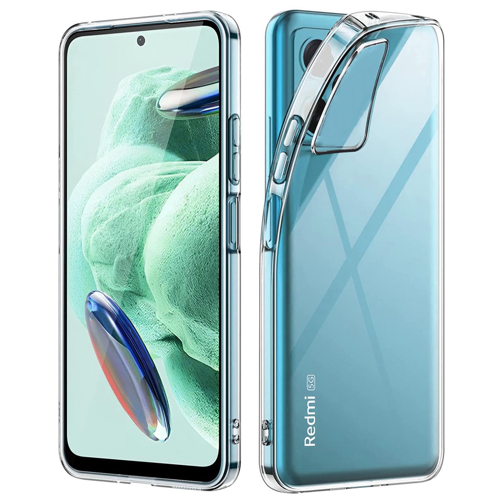 Ivoler Klare Hülle Für Xiaomi Redmi Note 12 4G – Inkl. 2 Panzerglas, Stoßfest, Transparent, Vergilbungsfrei