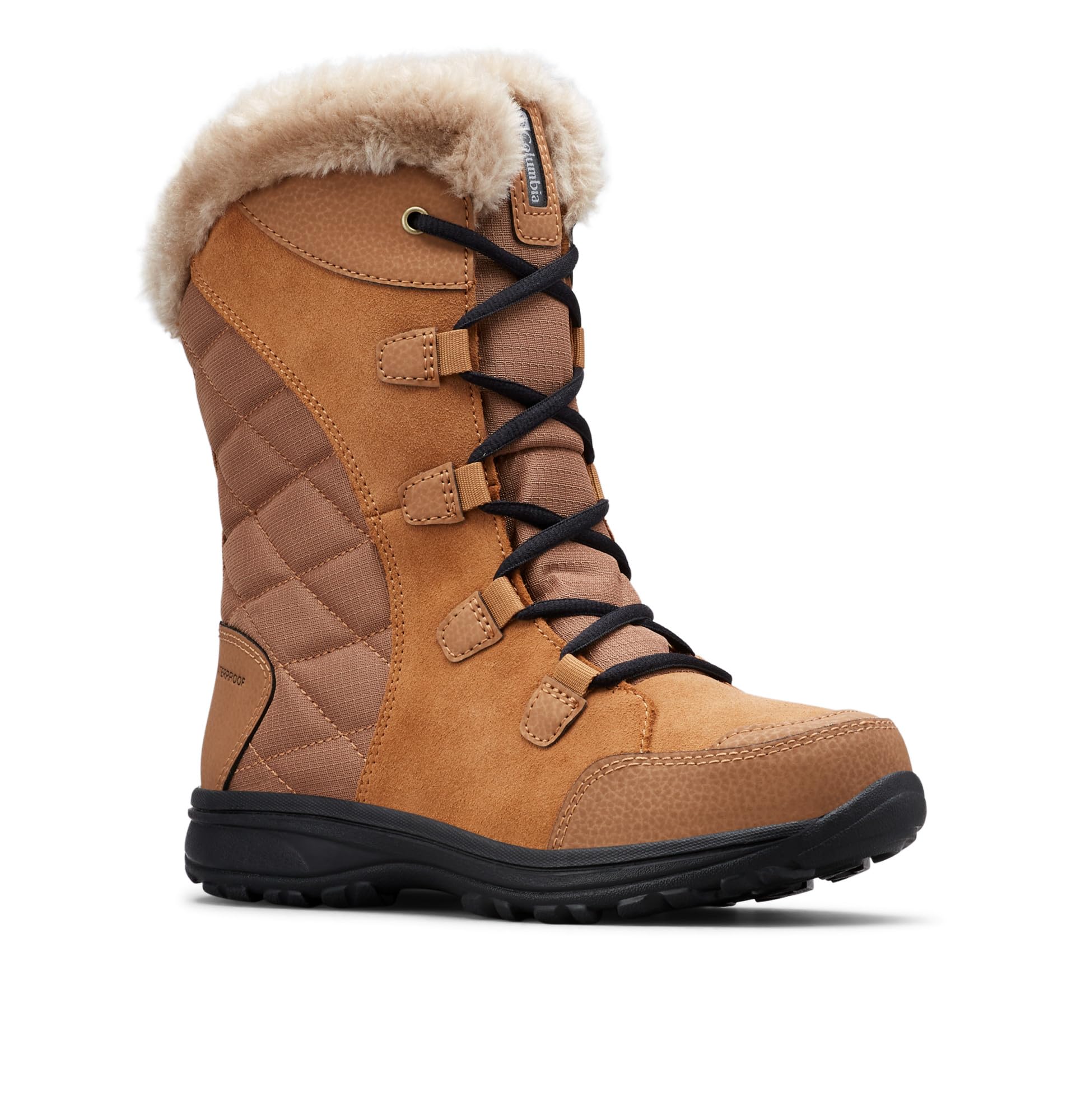 Columbia Womens Ice Maiden II, Elk/Black, 6 Wide
