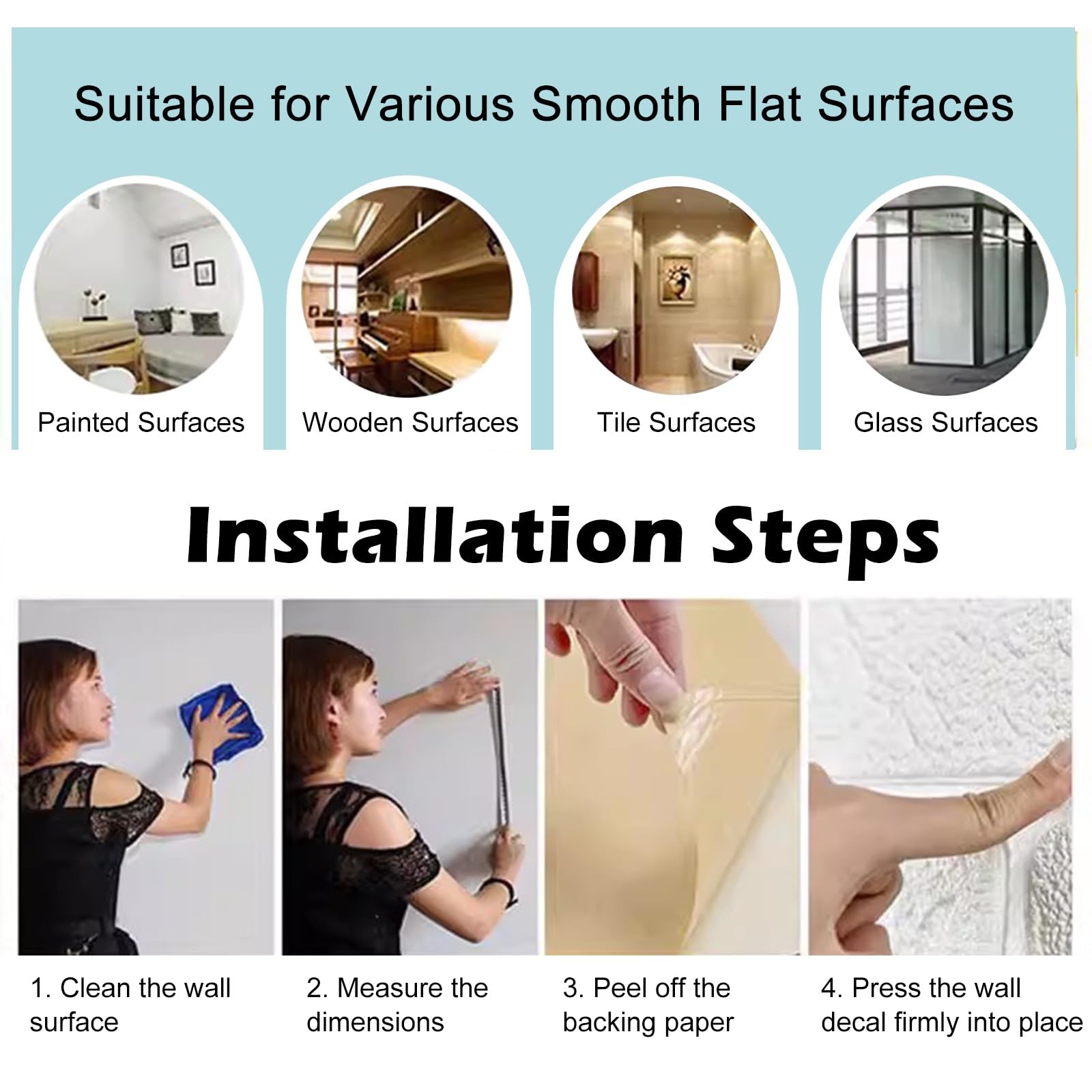 Este Adhesivo de Pared 3D de Espuma Autoadhesivo, Revestimiento Decorativo geométrico para techos de garajes, dormitorios y Tiendas, es un versátil Papel Tapiz para Paredes y techos.