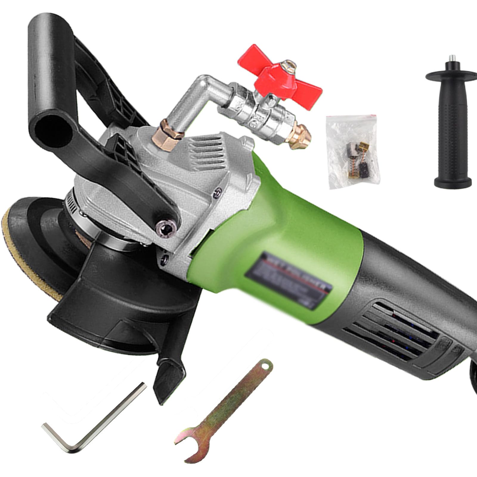 Sjyclaviger Grinder Sander Variable Speed, Wet Polisher, Machine φ125mm Concrete Grinder Polisher Grinder, For Granite Marble Concrete Stone Countertop FloorTile Upper-B