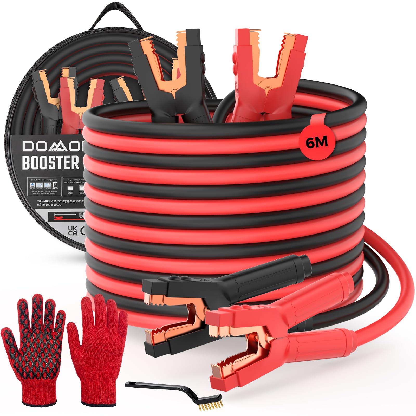 Kabel rozruchowy 6 m, zestaw kabli rozruchowych