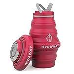 HYDAWAY 17oz Collapsible Water Bottle - BPA-Free, Leakproof, Lightweight, and Space-Saving - Perfect for Travel, Hiking, and Everyday Hydration