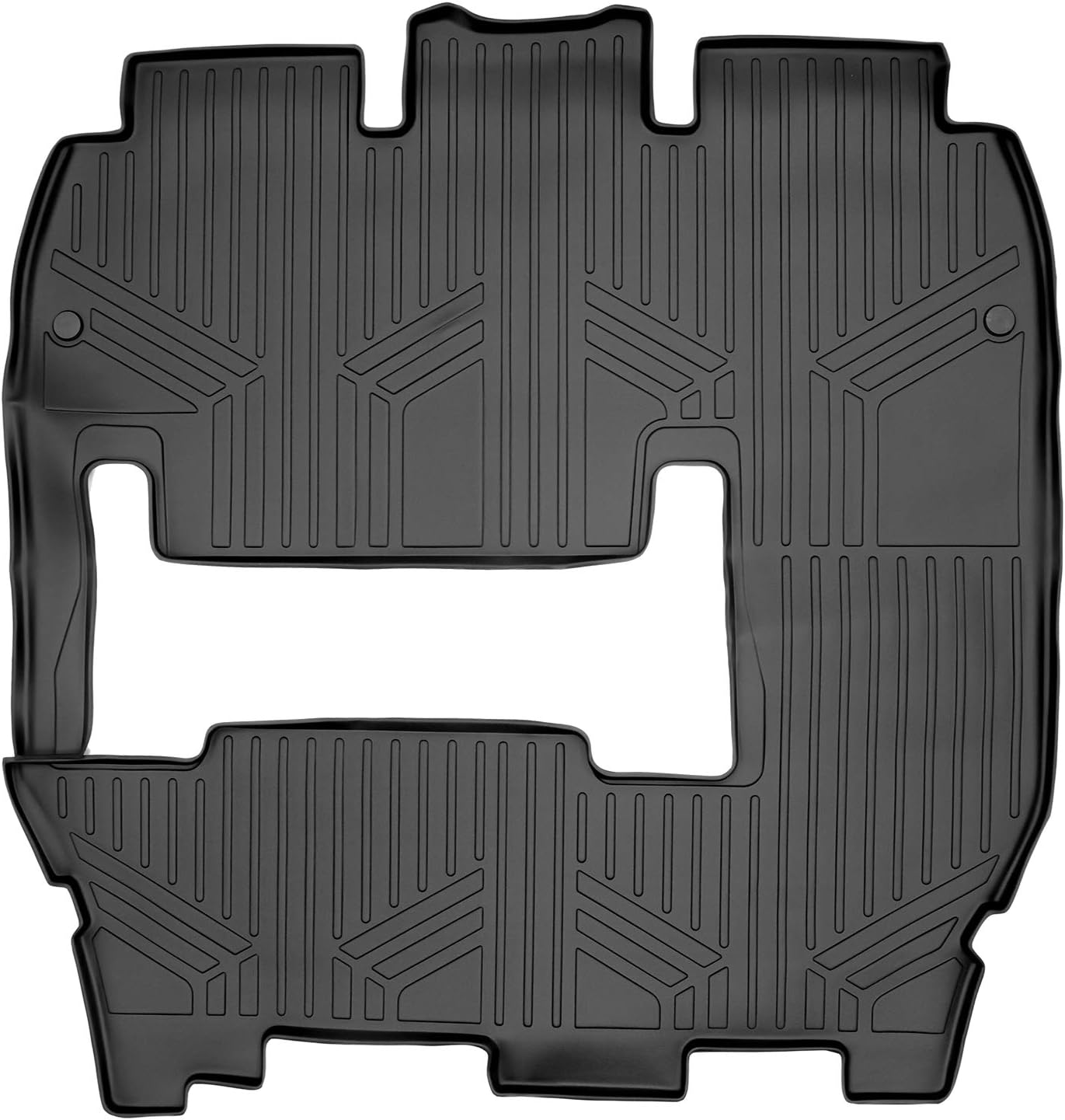 SMARTLINER Floor Mats 2nd and 3rd Row Liner for 2017-2020 Chrysler Pacifica