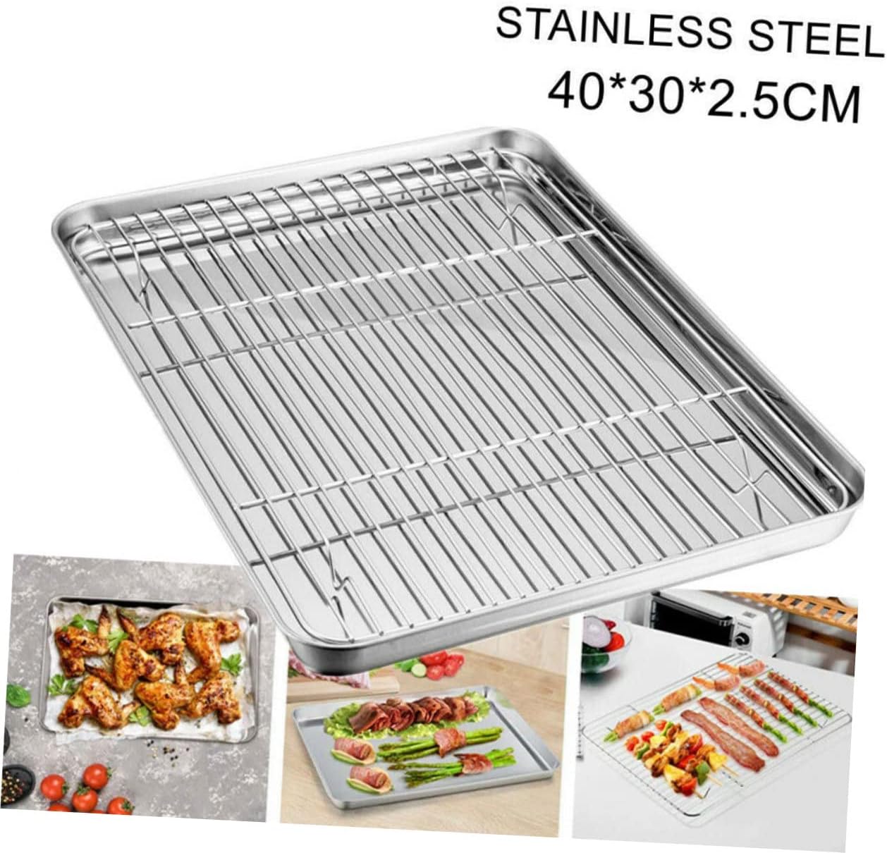 1Pc Non Stick Bbq Fry Pan Durable Outdoor Grill Plate for Easy Cleanup Lightweight and Compact Design for Weekend Barbecues with Friends