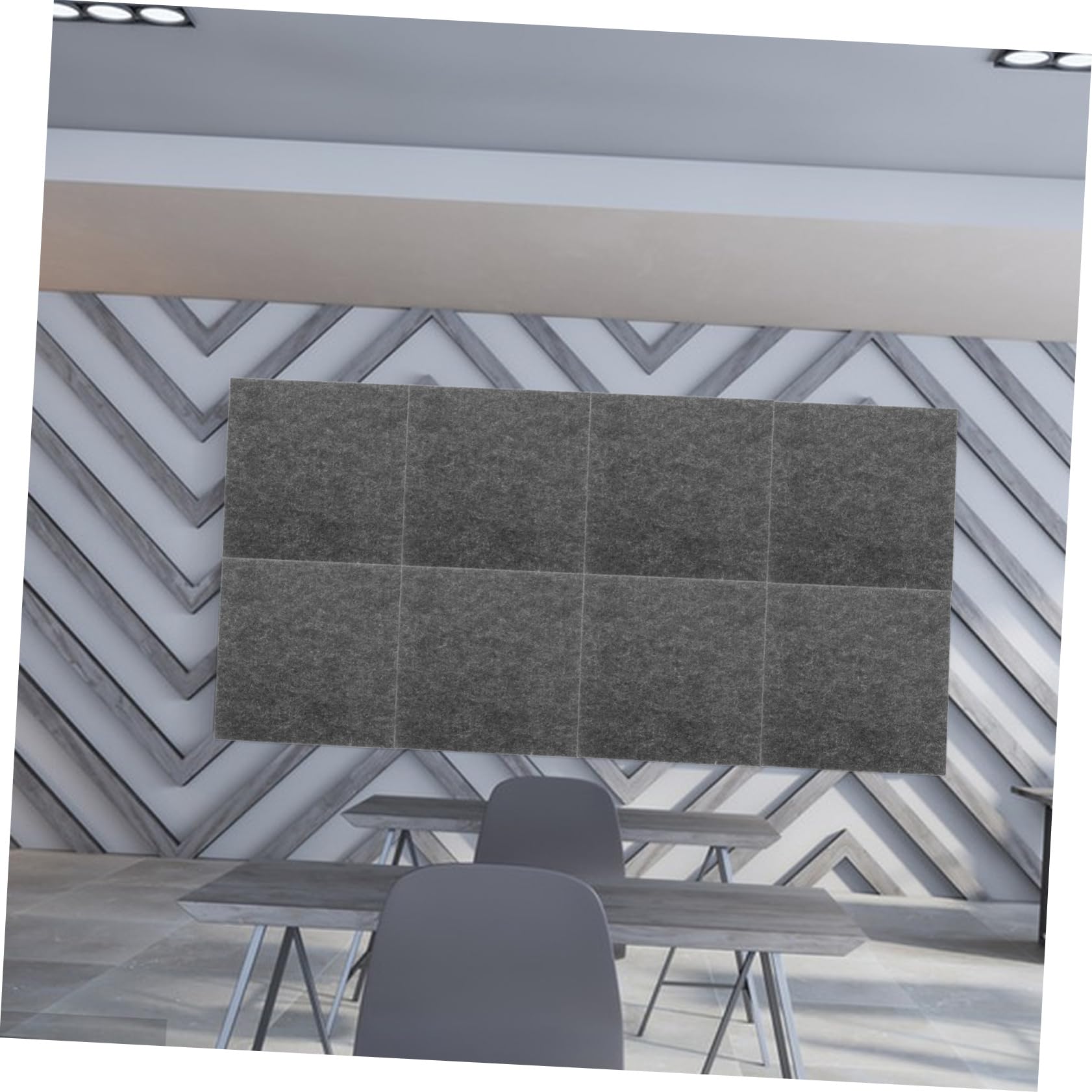 SEWACC 8piezas Tablón de Anuncios Grande de Fieltro de Azulejos Cuadrados para Pared Tableros de Corcho para Oficina y Aula Tablero de Corcho para Anuncios Sala de Estar