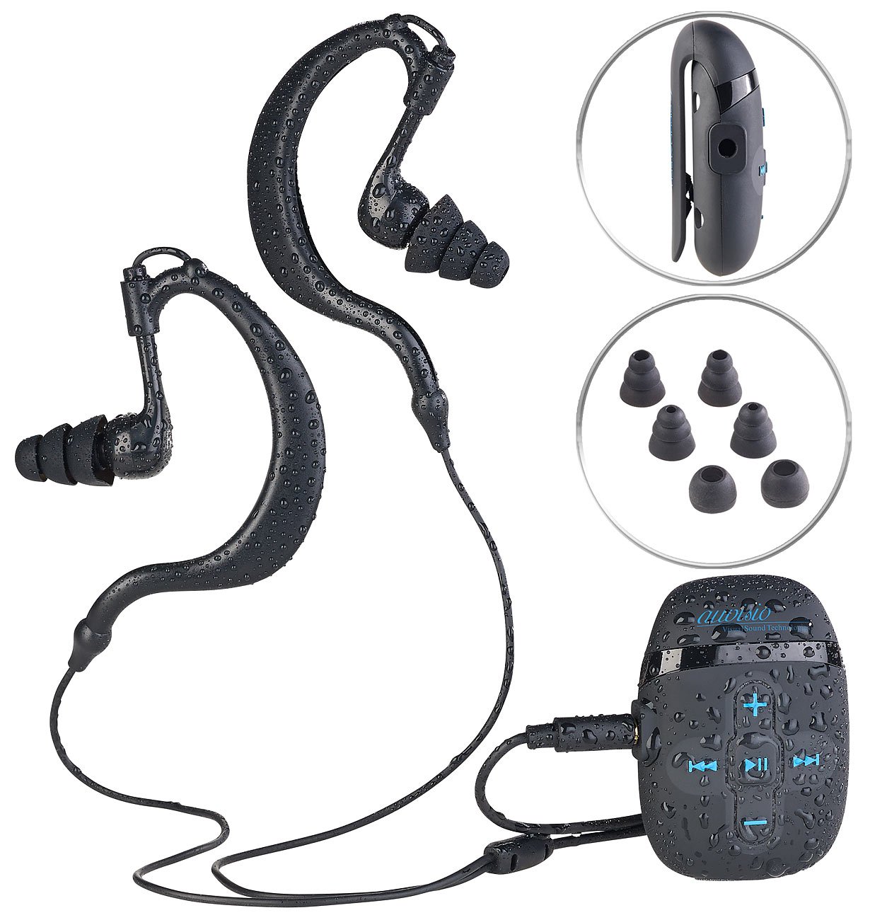 Lecteur MP3 étanche 8 Go DMP-450.x8 [Auvisio]