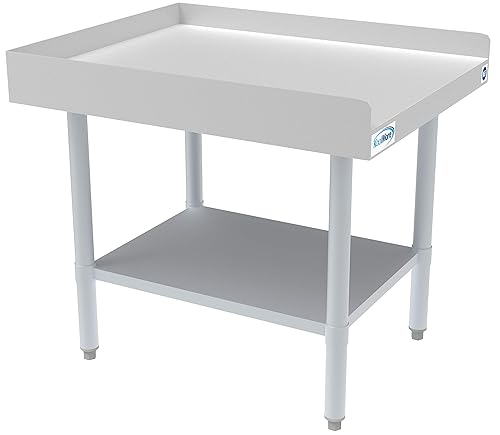 Vista 28 de KoolMore EQT-163048 - Soporte de acero inoxidable para equipos comerciales de calibre 16, 30 x 48 con estante inferior
