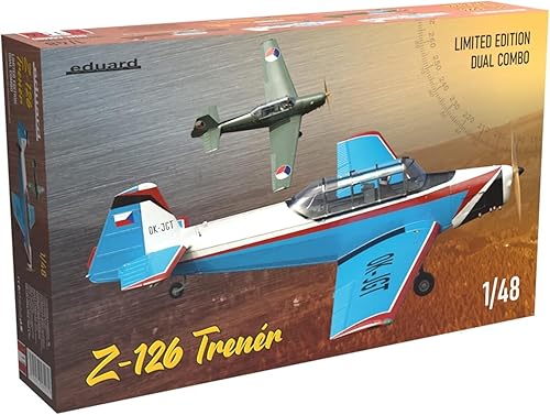 Miniatura 2 de Eduard EDK11156 1:48 Ltd Edit-Z-126 TREN R Kit de modelo de escala doble, color moldeado