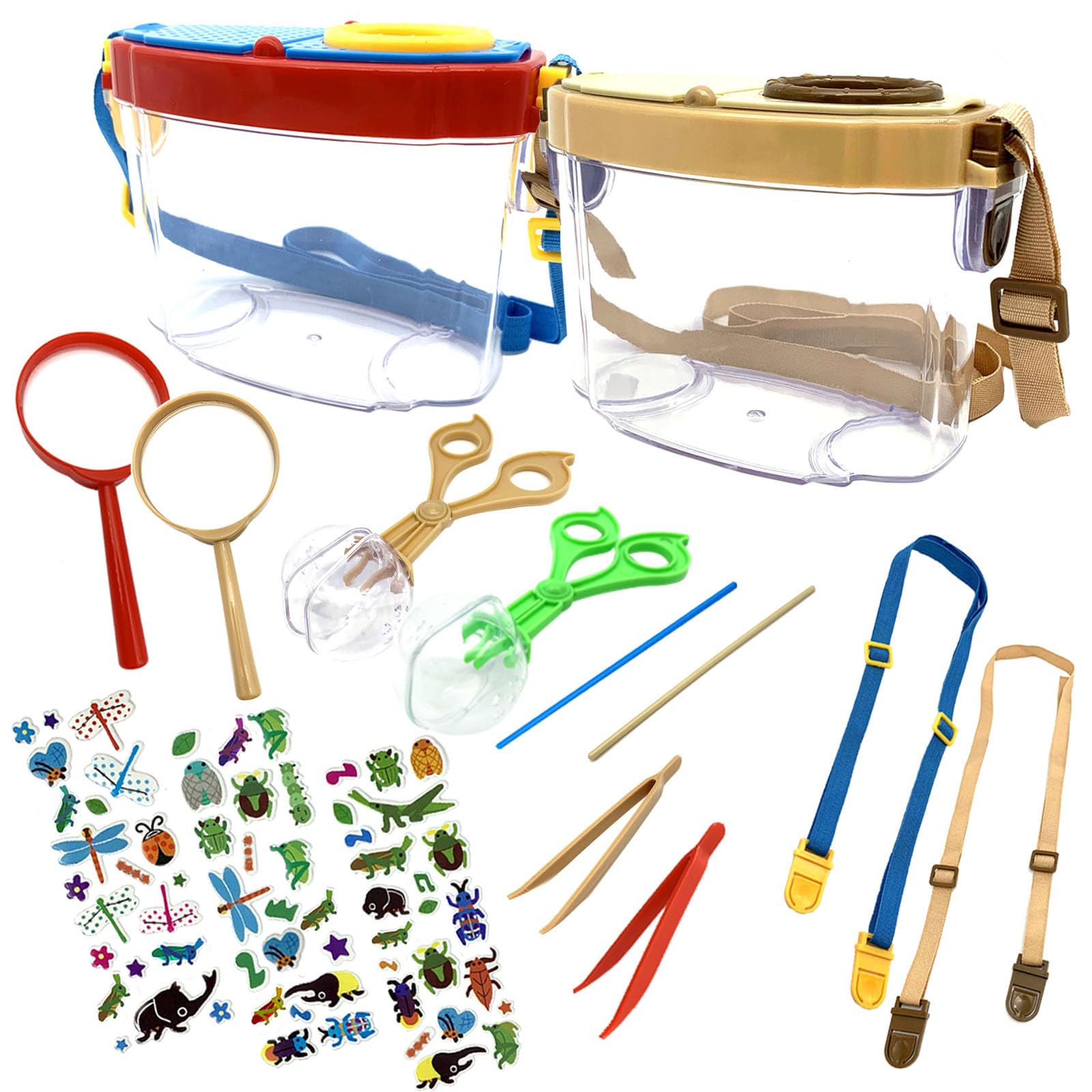 Amazon.com: 2 Pack Bug Catcher Kit, Bug Collection Kit, Outdoor Nature ...