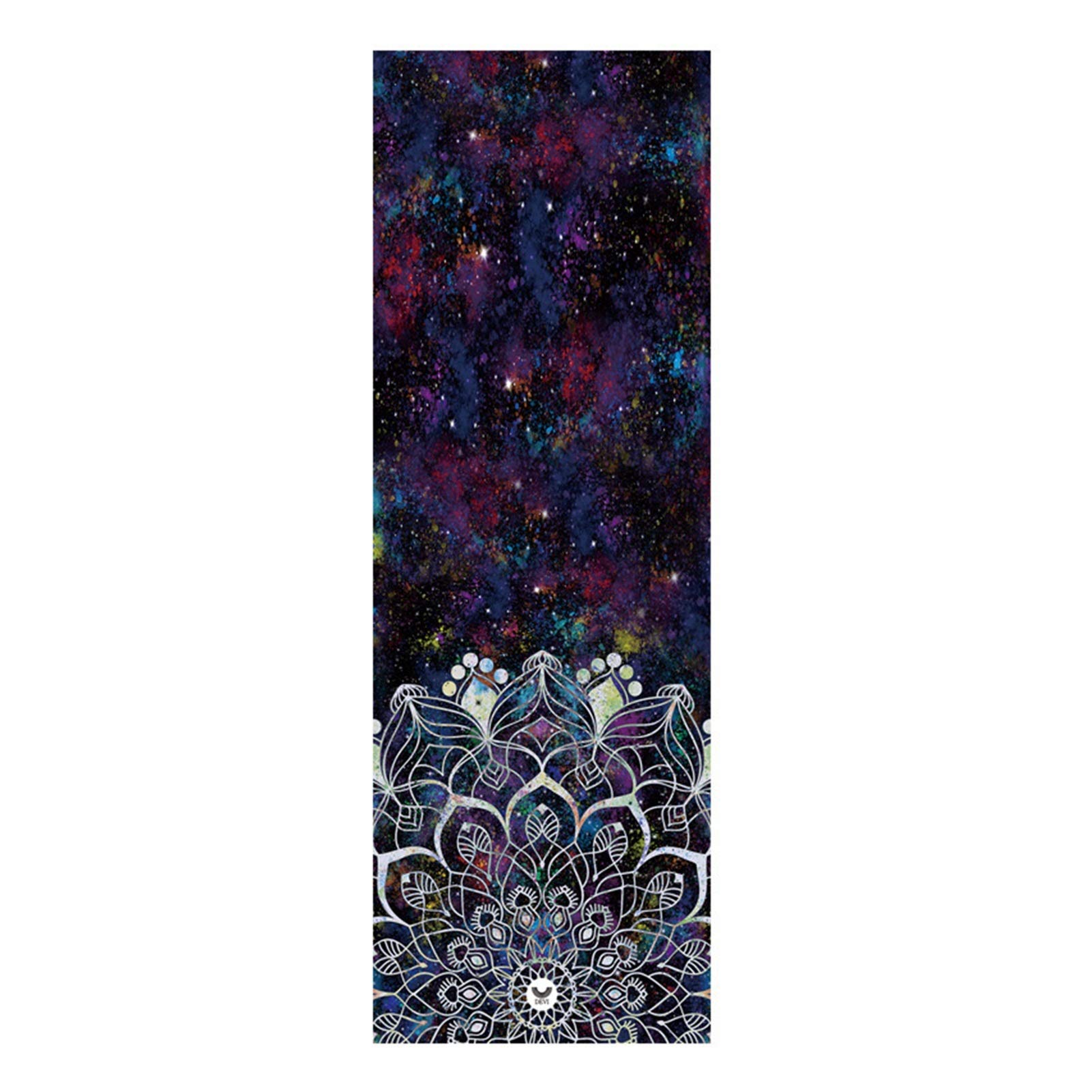 Toalla Yoga Toalla de Yoga Impresa Antideslizante Yoga Microsofibra Manta Fitness Entrenamiento de Entrenamiento Tapa de Estera de Secado rápido Gimnasio Yoga Mat Towel 182 * 64cm Manta Yoga