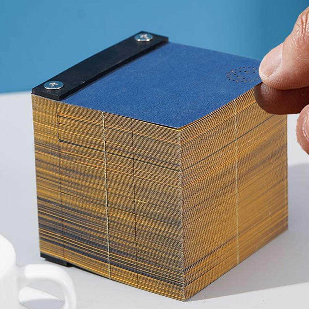 3D Memo Pad Afscheurbaar Ruimte Stad Model Kladblok Bureau 3D Art Sticky Notes DIY Creatief Papier Carving Post Notes Papieren sculptuur voor thuiskantoor