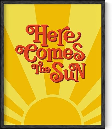 Miniatura 58 de HAUS AND HUES Pósteres Groovy - Arte de pared retro de los años 70, decoración de habitación hippie, carteles trippy para dormitorio, póster Rays