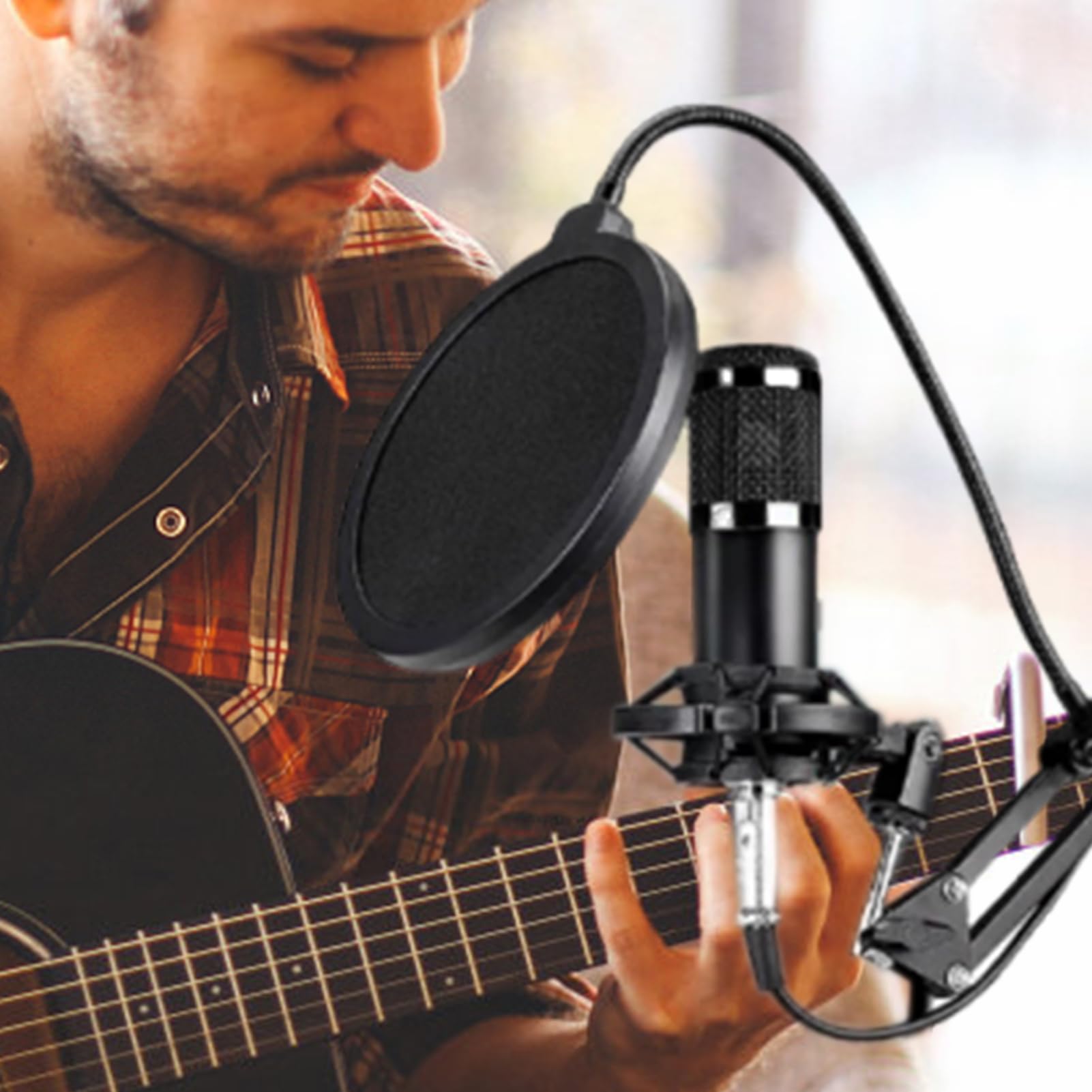 Registrazione di attrezzature da studio | Attrezzature per lo streaming live professionali | Kit di streaming live amichevole, fornitura di studio di registrazione per, canta