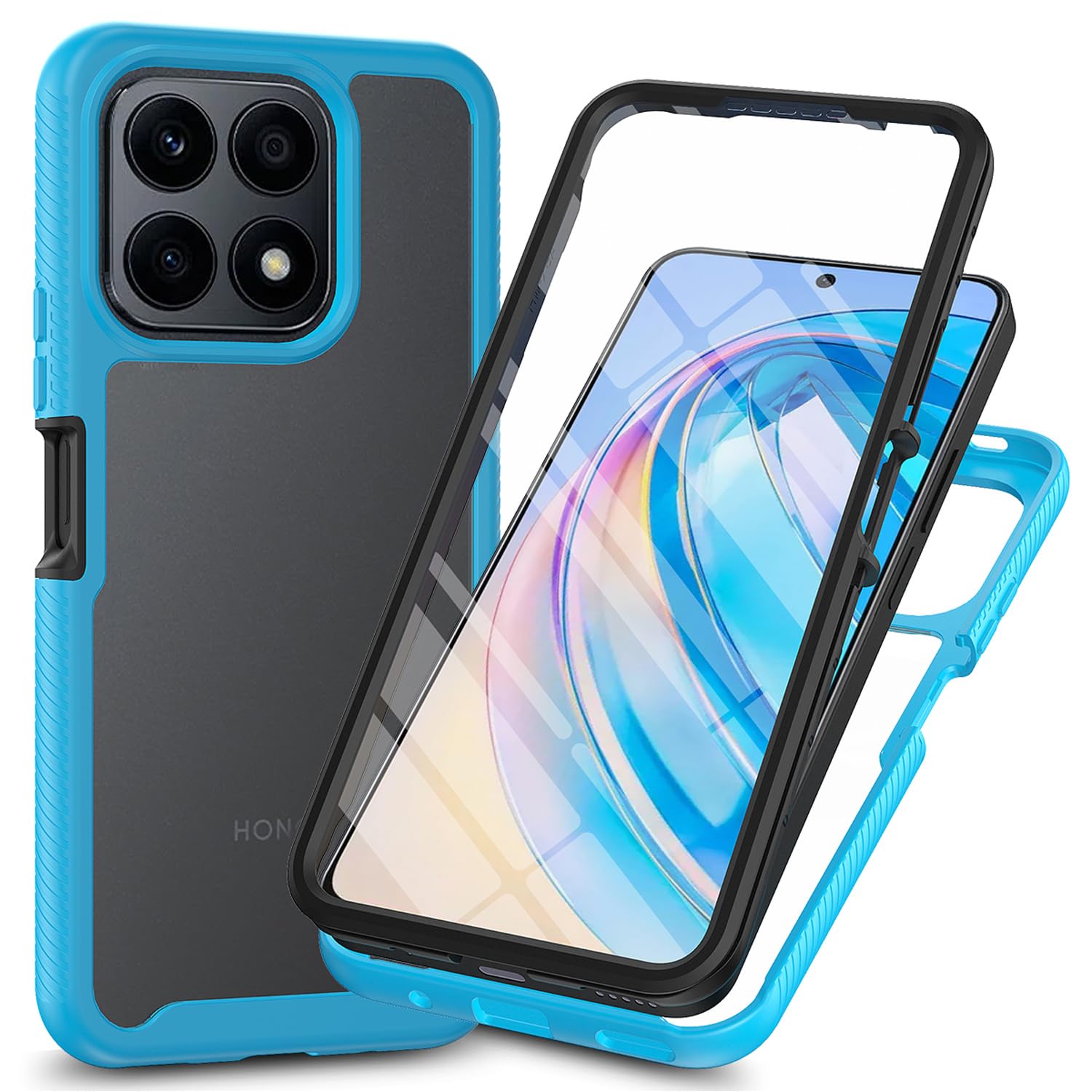 Btstring Coque pour Honor 70 Lite 5G/Honor X6/X8 5G avec Verre Trempé