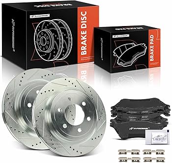 Amazon.com: A-Premium 13.23 inch (336mm) Rear Drilled and Slotted