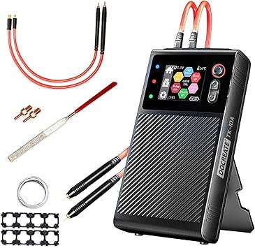 Battery Spot Welder, 8000mah Portable Handheld Spot Welder with LCD Screen, Adjustable Spot Welding Machine 99 Gears Pulse 0.1mm-0.25mm for Iron, Stainless Steel, Nickel Strip, 18650 Battery Pack