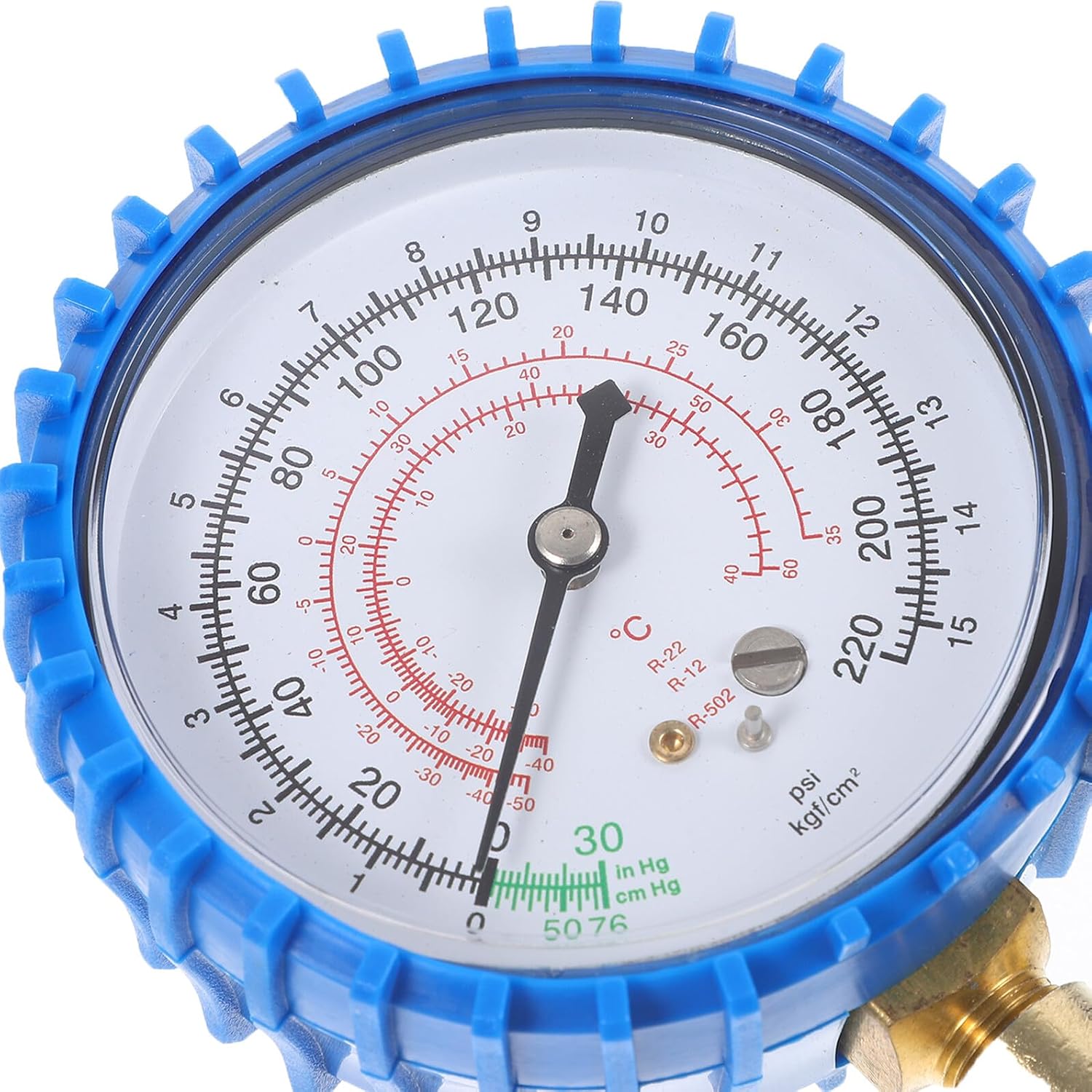 Abaodam Refrigerant Charging Gauge with Pressure Gauge for Automotive Ac Repair Compatible with Air Conditioning Systems HVAC Maintenance Equipment