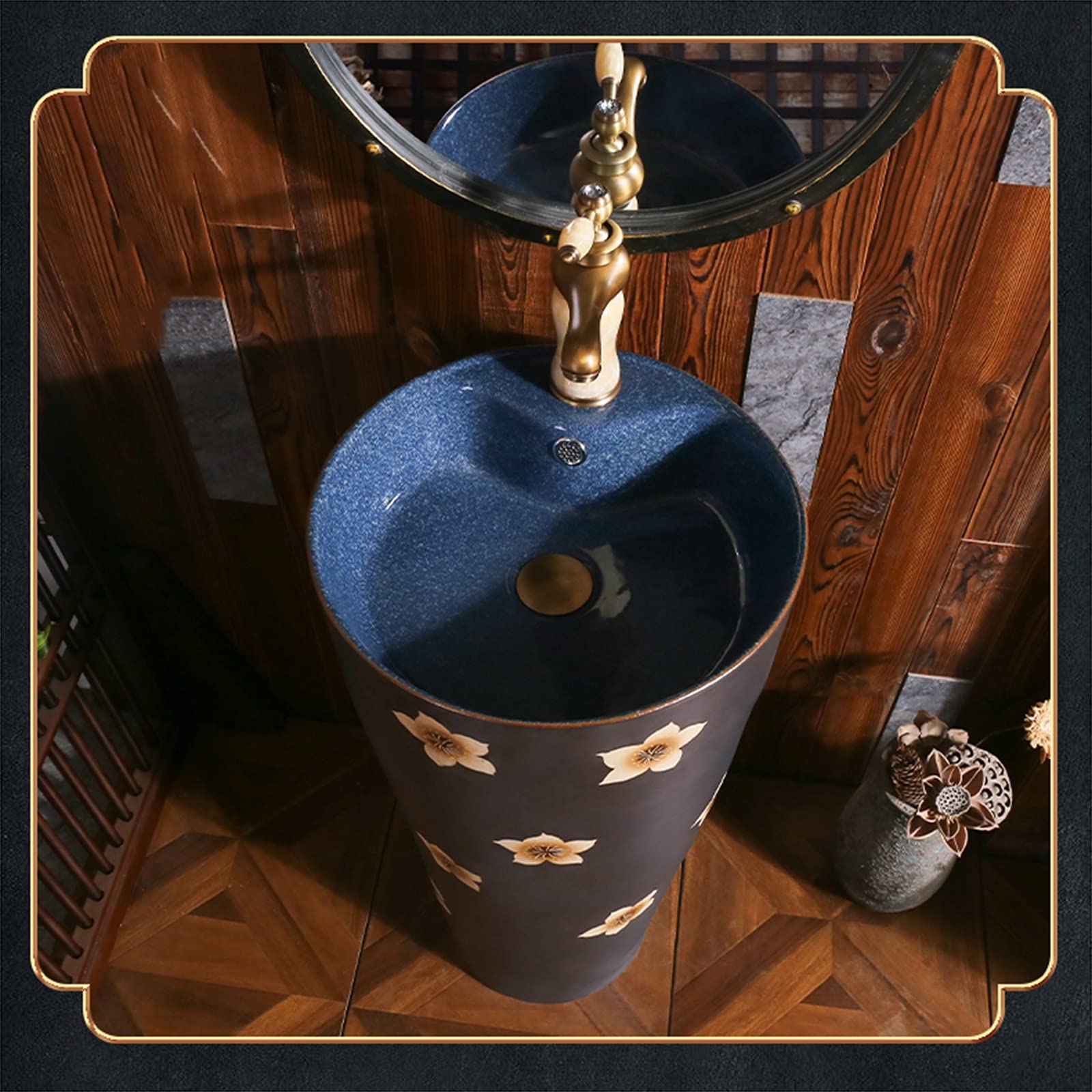Bathroom Sink Floor Standing Pedestal Basin - Pedestal Bathroom