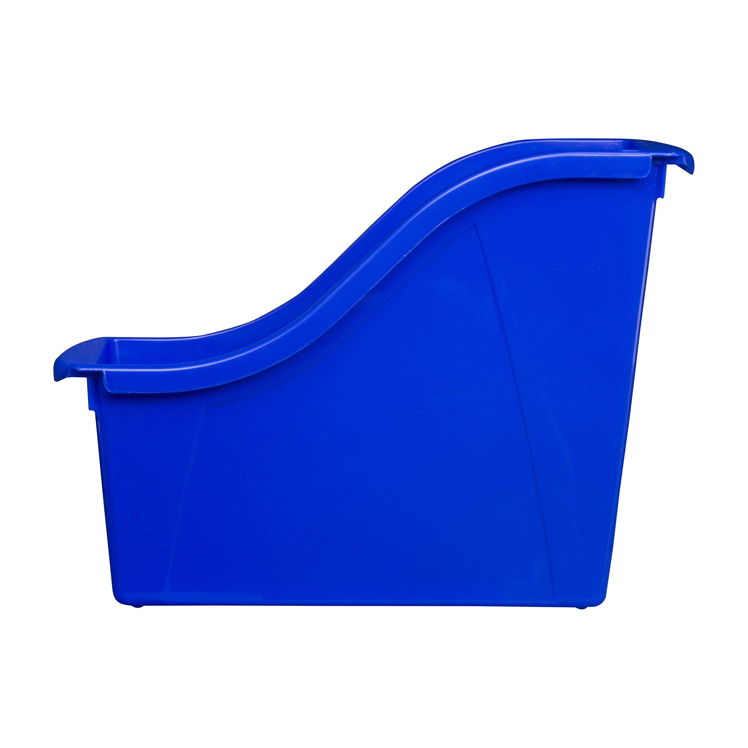 Storex Kleiner Bücherkorb 6er-Pack Kunststoff-Organizer Blau 71108C06C