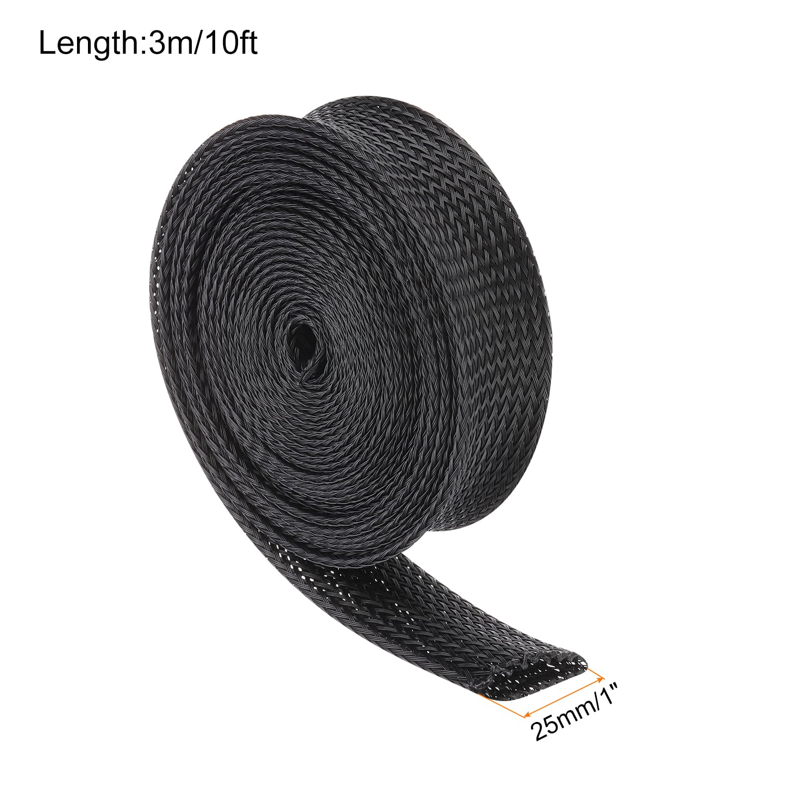 Rebower 10ft PET Expandable Wire Loom 1 Inch - Image 2