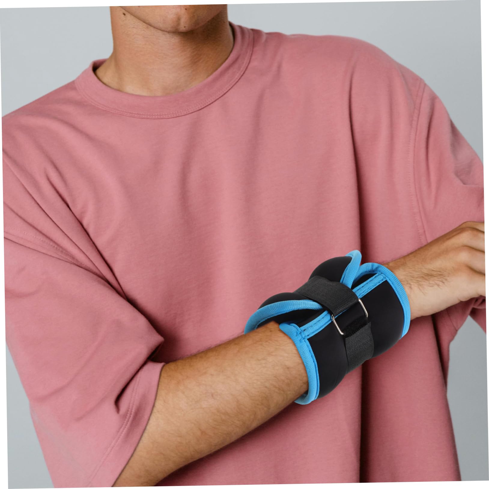 2pezzi Cavigliere Regolabili Per Allenamento Fitness Pesetti Per Caviglie Professionali Per Corsa e Yoga Equipaggiamento Resistente Con Cinghie Adesive Totale
