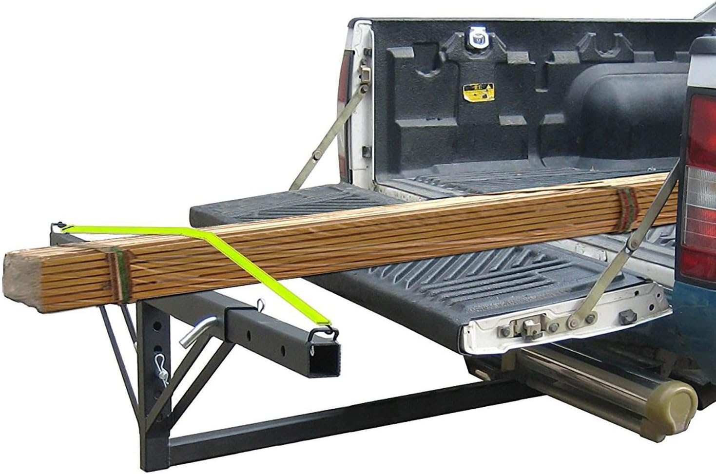 Tow Tuff Adjustable Steel Truck Bed Extender for Class III & Class IV Receivers