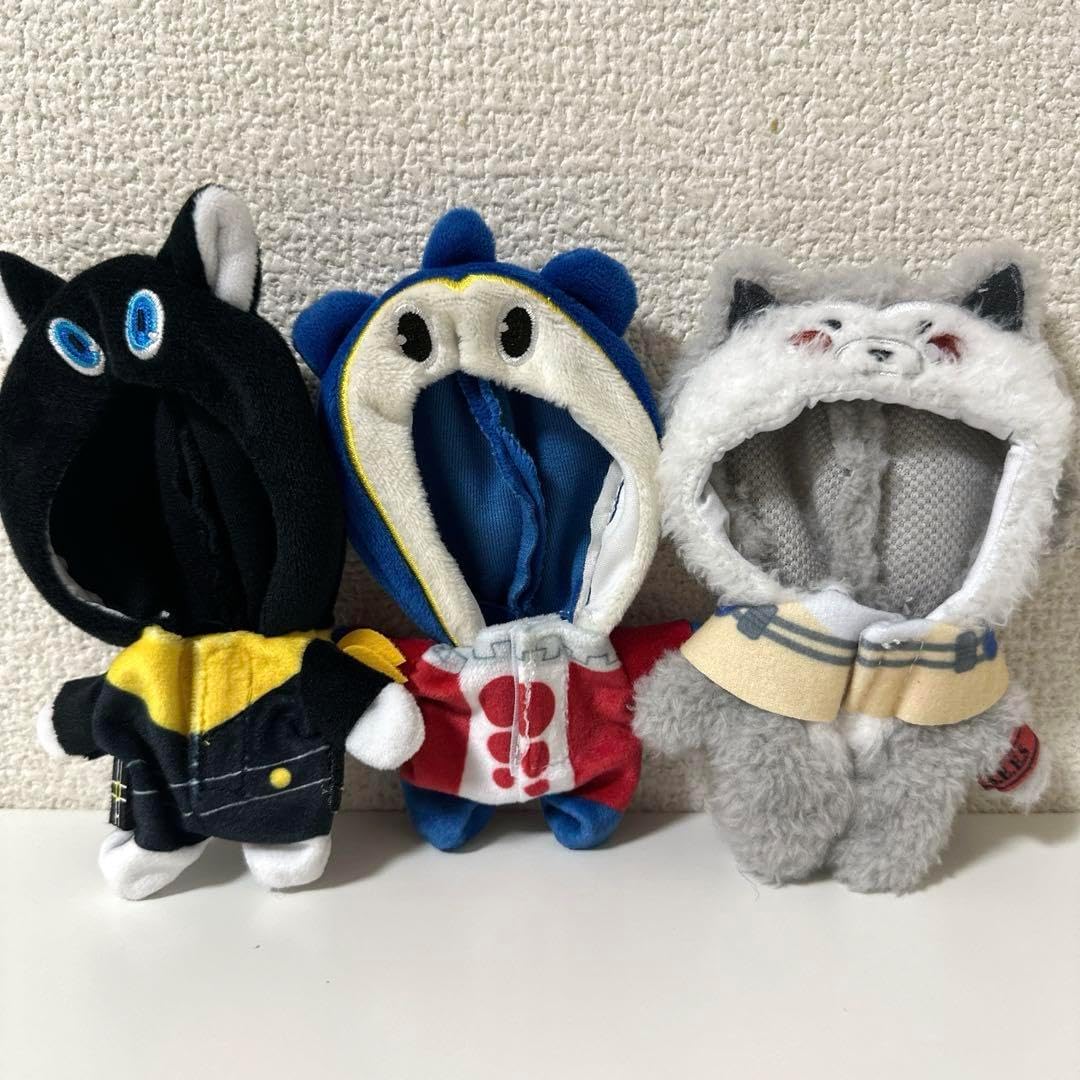 ペルソナ25周年 主人公 ぬいぐるみキーホルダー 全7種セット＋着せかえ