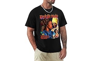 Erykah Badu T-Shirt Men's Short Sleeve Shirt Hip Hop Vintage Loose Tshirt Breathable Sports Tee