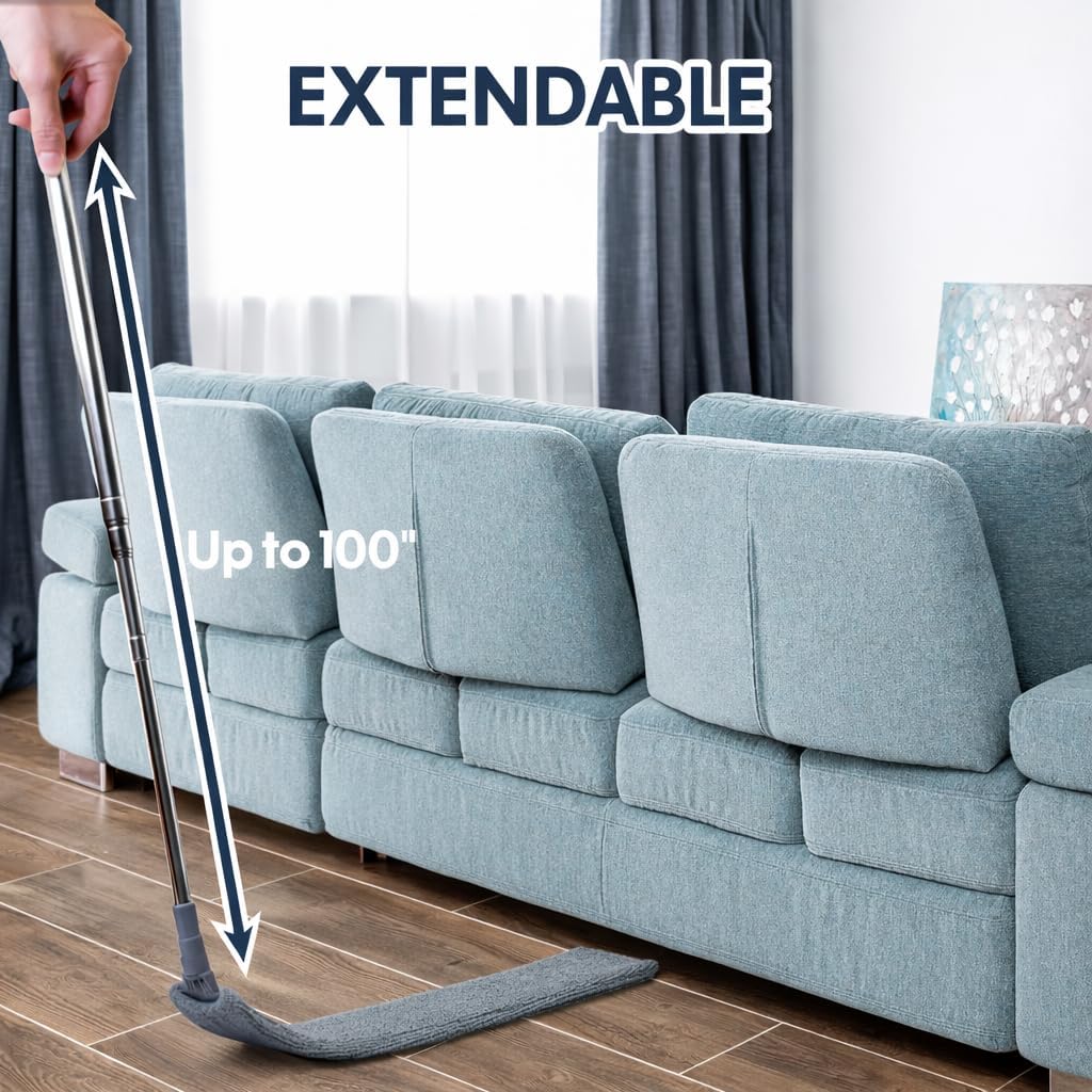 Retractable Gap Dust Cleaner with Extens Pole, Cleaning Tools